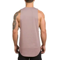 Sale OUKU Men's Running Tank Top Workout Tank Sleeveless Vest / Gilet Summer Cotton Breathable Quick Dry Yoga Fitness Running Sportswear Activewear Black White Green