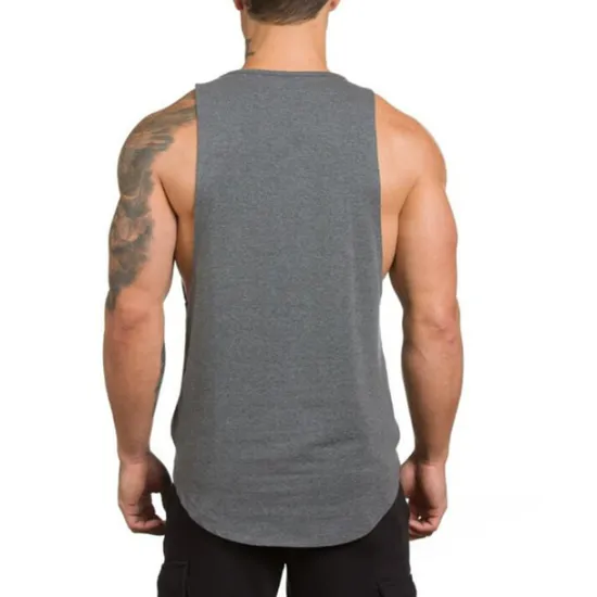 Sale OUKU Men's Running Tank Top Workout Tank Sleeveless Vest / Gilet Summer Cotton Breathable Quick Dry Yoga Fitness Running Sportswear Activewear Black White Green