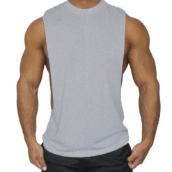 New OUKU Men's Running Tank Top Workout Tank Sleeveless Vest / Gilet Summer Breathable Quick Dry Fitness Gym Workout Basketball Sportswear Activewear Black White Yellow