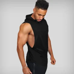 Outlet OUKU Men's Running Tank Top Workout Tank Cut Out Sleeveless Vest / Gilet Casual Athleisure Breathable Soft Quick Dry Fitness Gym Workout Running Sportswear Activewear Black White Red