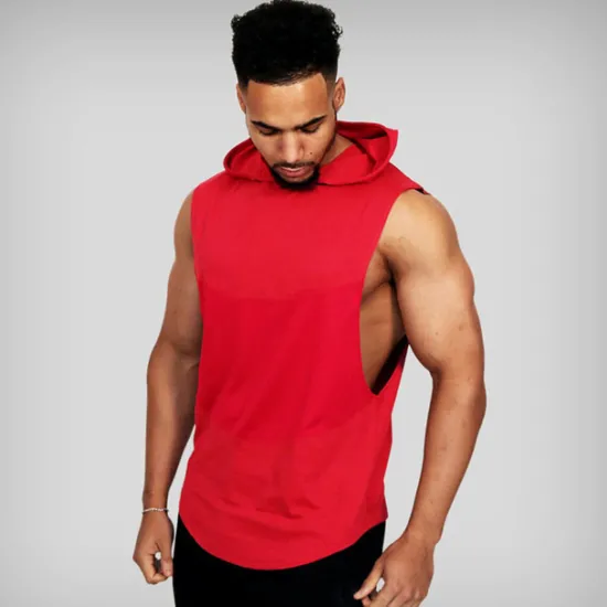 Outlet OUKU Men's Running Tank Top Workout Tank Cut Out Sleeveless Vest / Gilet Casual Athleisure Breathable Soft Quick Dry Fitness Gym Workout Running Sportswear Activewear Black White Red