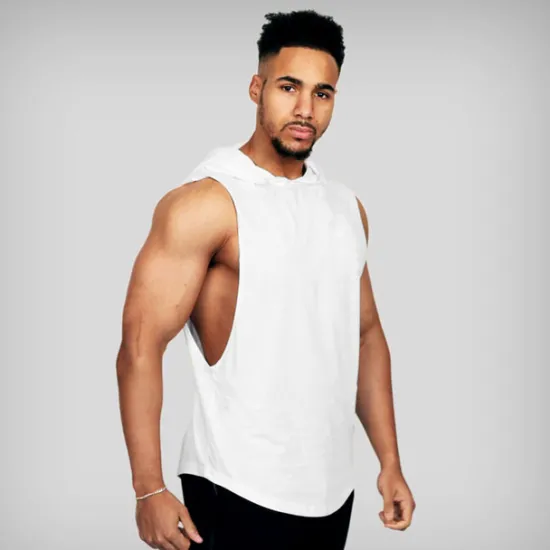Outlet OUKU Men's Running Tank Top Workout Tank Cut Out Sleeveless Vest / Gilet Casual Athleisure Breathable Soft Quick Dry Fitness Gym Workout Running Sportswear Activewear Black White Red