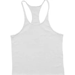 Online OUKU Men's Running Tank Workout Tank Muscle Tank Tops Deep U Sleeveless Yoga Sports Outdoor Casual Activewear Gym Breathable Soft Solid Color Crimped Royal Blue Crimped gray Activewear Cotton Blend
