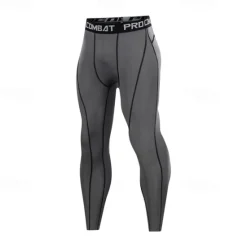 New OUKU Men's Running Tights Leggings Compression Tights Leggings Patchwork Base Layer Outdoor Sports & Outdoor Athletic Fall Quick Dry Soft Compression Sweat wicking Power Flex Marathon Running Workout