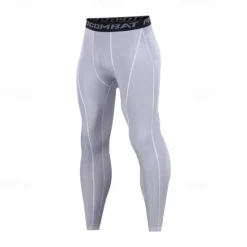 New OUKU Men's Running Tights Leggings Compression Tights Leggings Patchwork Base Layer Outdoor Sports & Outdoor Athletic Fall Quick Dry Soft Compression Sweat wicking Power Flex Marathon Running Workout
