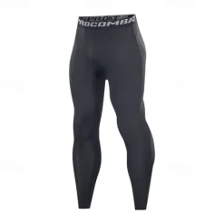 New OUKU Men's Running Tights Leggings Compression Tights Leggings Patchwork Base Layer Outdoor Sports & Outdoor Athletic Fall Quick Dry Soft Compression Sweat wicking Power Flex Marathon Running Workout