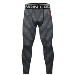 Outlet OUKU Men's Running Tights Leggings Compression Tights Leggings Patchwork Base Layer Outdoor Sports & Outdoor Athletic Fall Quick Dry Soft Compression Sweat wicking Power Flex Marathon Running Workout
