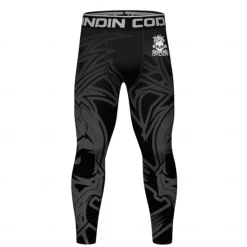 Outlet OUKU Men's Running Tights Leggings Compression Tights Leggings Patchwork Base Layer Outdoor Sports & Outdoor Athletic Fall Quick Dry Soft Compression Sweat wicking Power Flex Marathon Running Workout