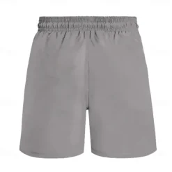 OUKU Men's Sailboat Swim Trunks Swim Shorts Board Shorts Mid Waist Fashion Streetwear Designer Casual Daily Holiday Pocket Drawstring Elastic Waist Designer Clothing Apparel Grey