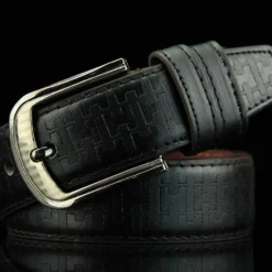 OUKU Men's Sashes Belt Men's belt Waist Belt Black White PU Leather Alloy Modern Contemporary Solid / Plain Color Daily Wear Vacation Casual Daily
