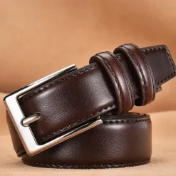 New OUKU Men's Sashes Belt Men's belt Waist Belt Black Blue PU Leather Alloy Modern Contemporary Solid / Plain Color Daily Wear Vacation Casual Daily