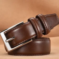 New OUKU Men's Sashes Belt Men's belt Waist Belt Black Blue PU Leather Alloy Modern Contemporary Solid / Plain Color Daily Wear Vacation Casual Daily