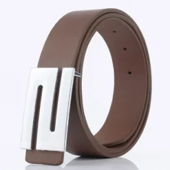 Clearance OUKU Men's Sashes Belt Men's belt Waist Belt PU Leather Alloy Modern Contemporary Solid / Plain Color Vacation Daily Wear Casual Daily Black