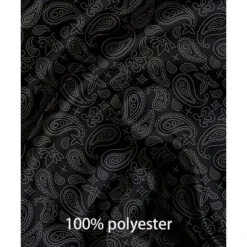 OUKU Men's Satin Shirt Dress Shirt Button Up Shirt Paisley Vacation Daily Black Yellow Red Blue Long Sleeve Turndown Fall Spring & Summer Clothing Apparel Button Up
