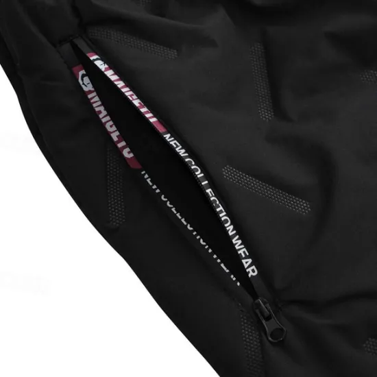 Outlet OUKU Men's Sherpa Fleece Pants Sweatpants Winter Pants Trousers Pocket Drawstring Elastic Waist Plain Comfort Breathable Outdoor Daily Going out Fashion Casual / Sporty Black Black Straight Leg