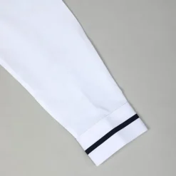 Best OUKU Men's Shirt Band Collar Shirt Dress Shirt Button Up Shirt Oxford Shirt Patchwork Wedding Vacation White Navy Blue Blue Gray Long Sleeve Standing Collar Spring & Summer Clothing Apparel Front Pocket