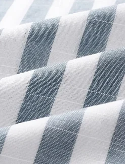 Outlet OUKU Men's Shirt Casual Shirt Striped Shirts grey blue Black Blue Green Gray Short Sleeve Stripe Turndown Outdoor Daily Wear Print Clothing Apparel Polyester Fashion Streetwear Casual