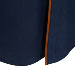 New OUKU Men's Shirt Chinese Collar Shirt Mandarin Collar Shirt Dress Shirt Button Up Shirt Color Block Wedding Daily Black White Dark Navy Army Green Long Sleeve Grandad Collar Spring & Fall Clothing Apparel