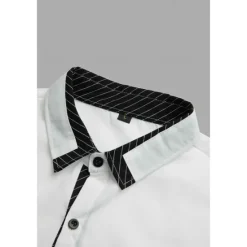 Discount OUKU Men's Shirt Dress Shirt Button Up Shirt Casual Shirt White Red Gray Long Sleeve Plain Collar Daily Vacation Clothing Apparel Cotton Cotton Blend Fashion Smart Casual