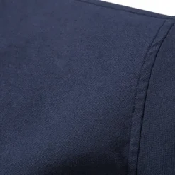 New OUKU Men's Shirt Dress Shirt Button Up Shirt Plain Wedding Party Black White Red Navy Blue Long Sleeve Lapel Spring & Fall Clothing Apparel Patchwork