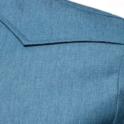 Online OUKU Men's Shirt Dress Shirt Button Up Shirt Solid / Plain Color Wedding Daily Dark Blue Dark Gray Light Sky Blue Long Sleeve Turndown Spring & Fall Clothing Apparel Fashion