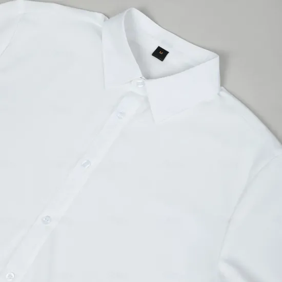 OUKU Men's Shirt Dress Shirt Letter Printed Street Wear to work Long Sleeve Turndown Spring & Summer Clothing Apparel Print White