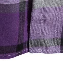 Online OUKU Men's Shirt Jacket Overshirt Plaid Outdoor Daily Pink Purple Green Khaki Long Sleeve Hooded Spring & Fall Clothing Apparel Print