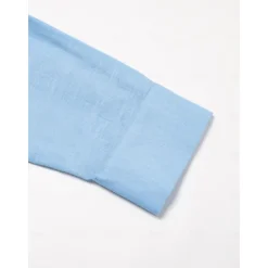 Hot OUKU Men's Shirt Linen Shirt Long Sleeve Solid Color Fold-over Collar Spring & Summer Street Daily Clothing Apparel Blue