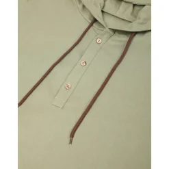 Hot OUKU Men's Shirt Linen Shirt Summer Shirt Beach Shirt White Blue Brown Long Sleeve Plain Hooded Spring & Summer Casual Daily Clothing Apparel