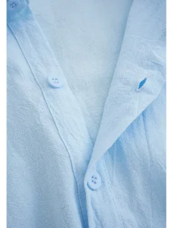 Best OUKU Men's Shirt Linen Shirt Summer Shirt Beach Shirt Untucked Shirts Plain Vacation Casual Black White Pink Royal Blue Long Sleeve Lapel Spring & Summer Clothing Apparel
