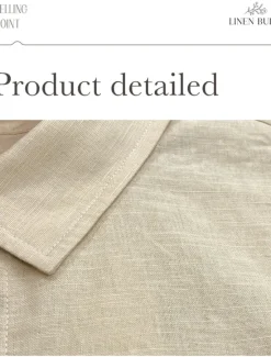 Clearance OUKU Men's Shirt Linen Shirt Summer Shirt Casual Shirt Beach Shirt Button Down Shirt Plain Casual Daily Black White Blue Green Short Sleeve Lapel Summer Clothing Apparel