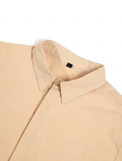 Discount OUKU Men's Shirt Linen Shirt Summer Shirt Casual Shirt Beach Shirt Button Down Shirt Plain Casual Daily Black White Pink Blue Short Sleeve Collar Summer Clothing Apparel