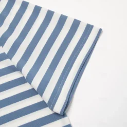 Hot OUKU Men's Shirt Striped Horizontal Stripes Casual Cable Knit Polo Short Sleeve Outdoor Causal Casual Summer Print Turndown Blue Micro-elastic 48% cotton, 48% polyester, 4% spandex Black