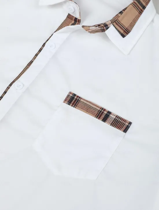 Clearance OUKU Men's Shirt Summer Shirt Casual Shirt Button Up Shirt Black White Pink Navy Blue Long Sleeve Color Block Lapel Vacation Daily Front Pocket Clothing Apparel Fashion Casual Comfortable