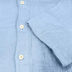 Hot OUKU Men's Shirt Summer Shirt Casual Shirt Beach Shirt Button Up Shirt Black White Wine Navy Blue Brown Short Sleeve Plain Lapel Vacation Hawaiian Pleats Clothing Apparel 100% Cotton Fashion Casual