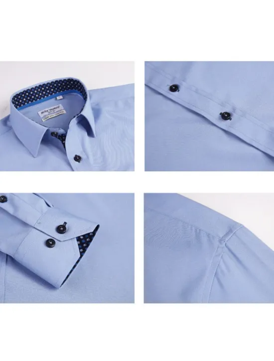 Discount OUKU Men's Shirt Summer Shirt Casual Shirt Button Up Shirt Black White Pink Wine Red Long Sleeve Geometric Color Block Lapel Vacation Daily Patchwork Clothing Apparel Polyester Fashion Casual Comfortable