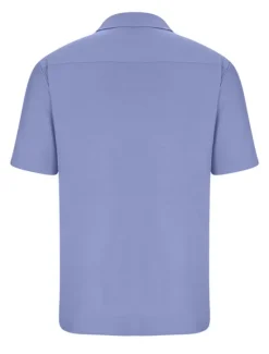 Clearance OUKU Men's Shirt Summer Shirt Casual Shirt Button Up Shirt White Pink Wine Navy Blue Camel Short Sleeve Plain Lapel Vacation Daily Front Pocket Clothing Apparel Polyester Fashion Casual Comfortable