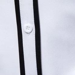 Online OUKU Men's Shirt Summer Shirt Casual Shirt Beach Shirt Button Up Shirt Black White Long Sleeve Floral Lapel Vacation Hawaiian Tassel Fringe Clothing Apparel Polyester Fashion Casual Comfortable