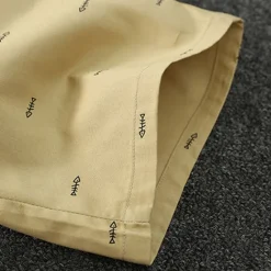 Hot OUKU Men's Shorts Casual Shorts Elastic Waist Straight Leg Graphic Comfort Breathable Knee Length Sports Outdoor Daily 100% Cotton Stylish Casual / Sporty Black White
