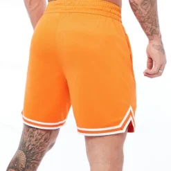 Discount OUKU Men's Shorts Casual Shorts Gym Shorts Mesh Shorts Pocket Drawstring Elastic Waist Plain Comfort Breathable Short Outdoor Daily Gym Sports Athletic Black Blue
