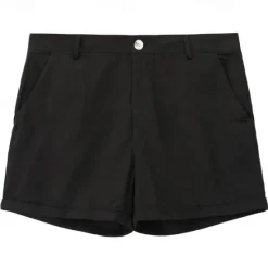 Online OUKU Men's Shorts Chino Shorts Bermuda shorts Work Shorts Pocket Plain Comfort Breathable Short Casual Daily Beach Fashion Stylish Black White Micro-elastic