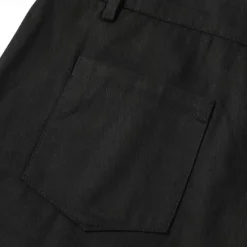 Online OUKU Men's Shorts Chino Shorts Bermuda shorts Work Shorts Pocket Straight Leg Plain Comfort Breathable Short Sports Outdoor Casual Daily Fashion Streetwear Black White