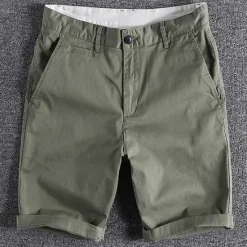 New OUKU Men's Shorts Chino Shorts Bermuda shorts Pocket Plain Comfort Breathable Outdoor Daily Going out Fashion Streetwear Black Red