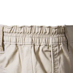 Hot OUKU Men's Shorts Chino Shorts Bermuda shorts Work Shorts Pocket Elastic Waist Plain Comfort Knee Length Casual Daily Holiday Streetwear Stylish Black Pink Micro-elastic