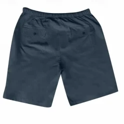 Outlet OUKU Men's Shorts Cotton Linen Shorts Summer Shorts Beach Shorts Pocket Drawstring Elastic Waist Plain Comfort Breathable Short Vacation Holiday Beach Hawaiian Boho Black White