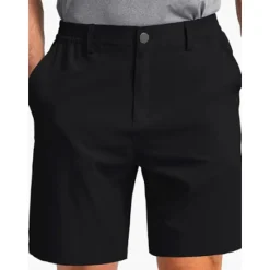 Clearance OUKU Men's Shorts Dress Shorts Bermuda shorts Pocket Elastic Waist Plain Comfort Breathable Outdoor Daily Going out Fashion Casual Black Khaki