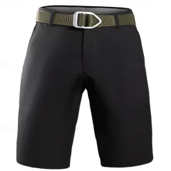 Clearance OUKU Men's Shorts Dress Shorts Summer Shorts Casual Shorts Golf Shorts Button Up Multi Pocket Plain Comfort Wearable Knee Length Outdoor Sport Daily Fashion Casual Black Navy Blue