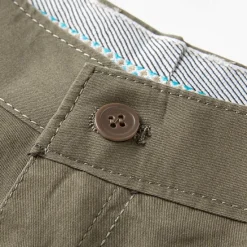 Online OUKU Men's Shorts Dress Shorts Summer Shorts Work Shorts Golf Shorts Buttons Multi Pocket Plain Comfort Wearable Knee Length Outdoor Sport Daily Fashion Casual Black Brown