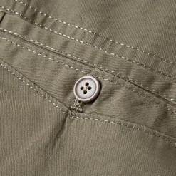 Online OUKU Men's Shorts Dress Shorts Summer Shorts Work Shorts Golf Shorts Buttons Multi Pocket Plain Comfort Wearable Knee Length Outdoor Sport Daily Fashion Casual Black Brown