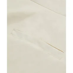 Outlet OUKU Men's Shorts Linen Shorts Summer Shorts Beach Shorts Pocket Plain Comfort Breathable Outdoor Daily Going out Fashion Casual White Blue